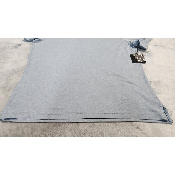 01 Algo Men's Size Large Light Blue AlgoFlex Jack Performance Polo Shirt NWT - Picture 7 of 9